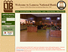 Tablet Screenshot of lamesanb.com